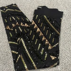 Small sequins leggings from Express